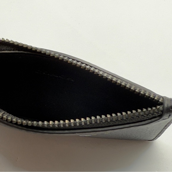 Coach CW222 Cosmic Zip Card Case With Rocket Graphic in Black - Picture 5 of 10